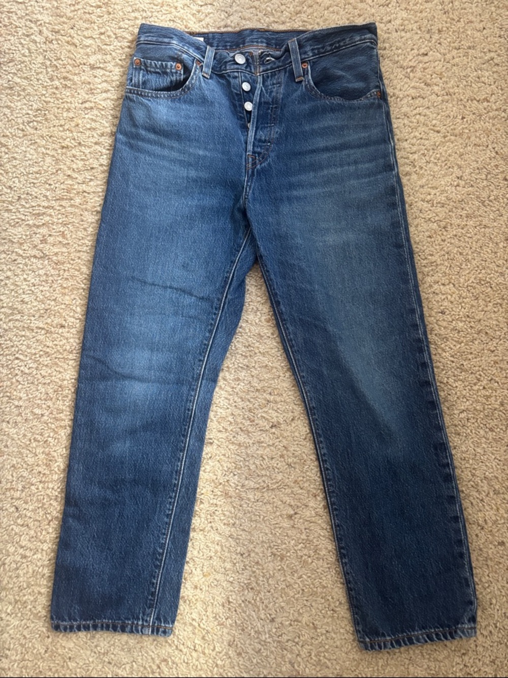 Levi's Straight 501 Denim Jeans